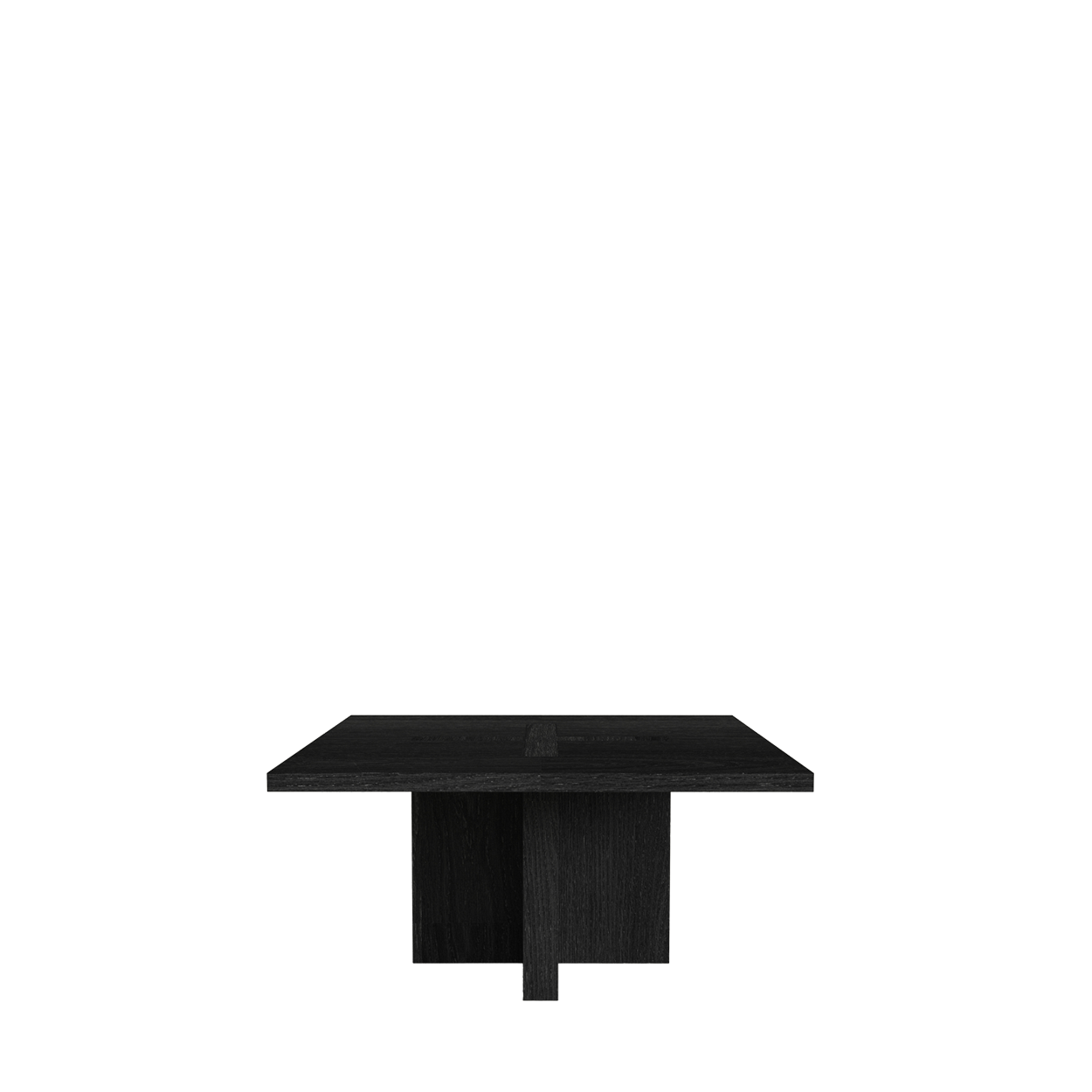 Tocco Square Coffee Table Black Oak
