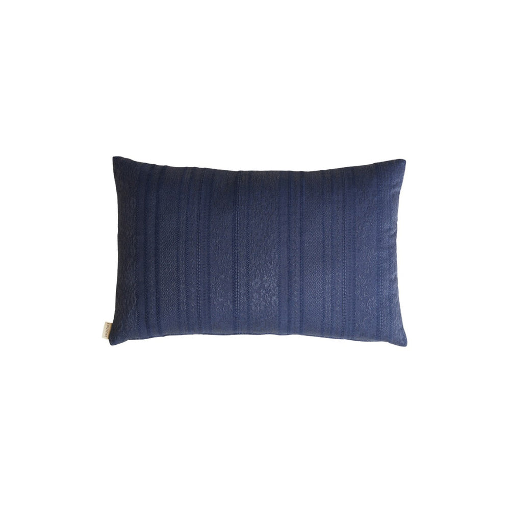 Linen Pillow Case With Denim Effect