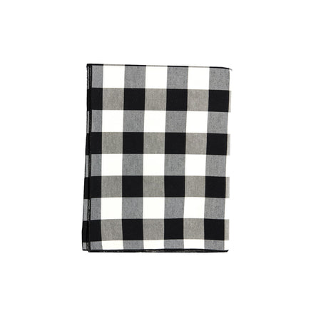 Black and White Check Tablecloth