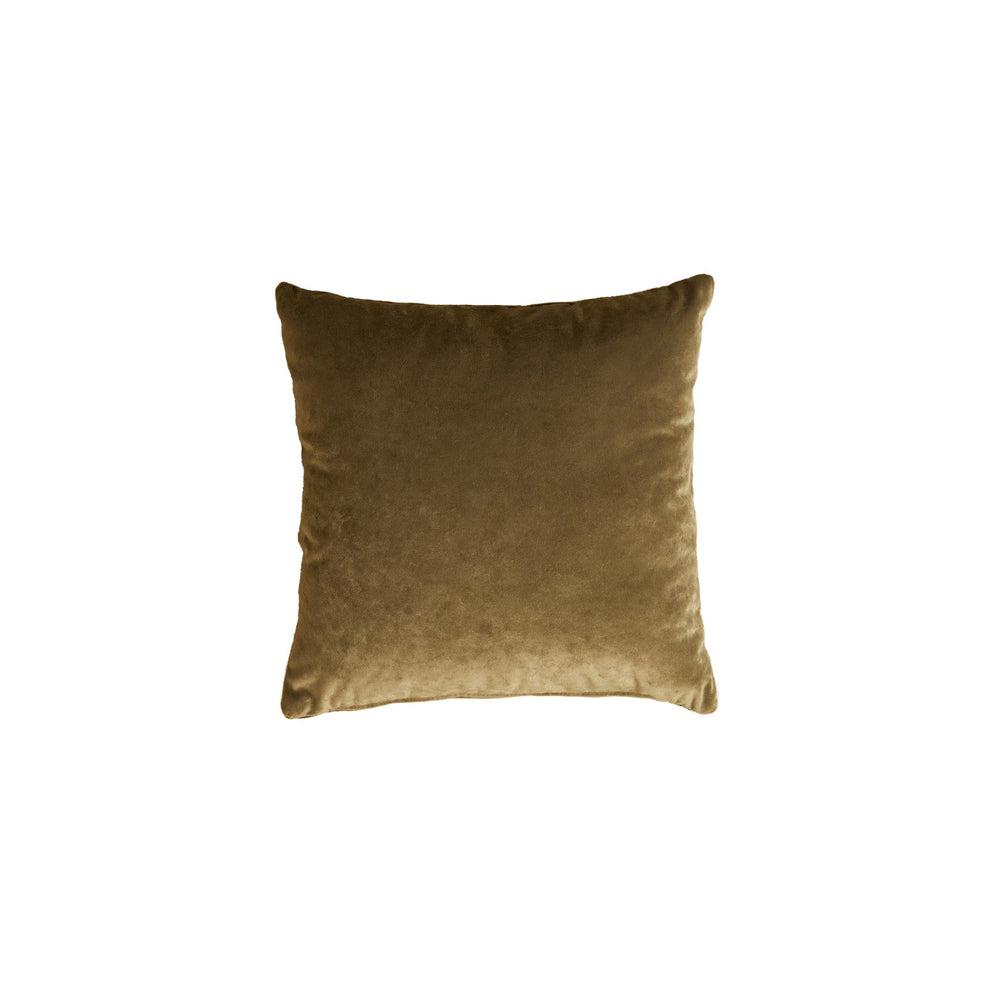 Khaki Velvet Pillow