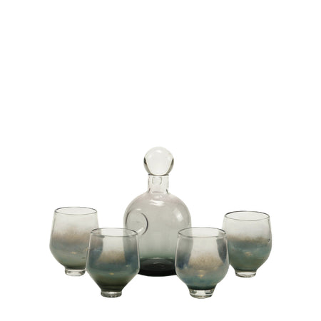 URCA Sake Misty Carafe and Glass Set