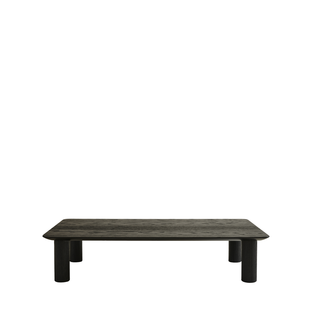 Torre Rectangular Coffee Table Black Oak