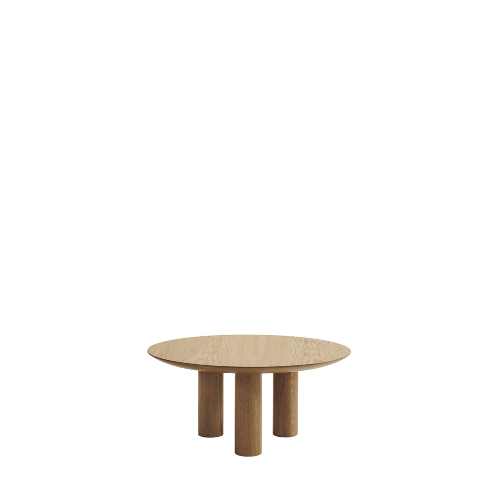 Torre Round Coffee Table Natural Oak