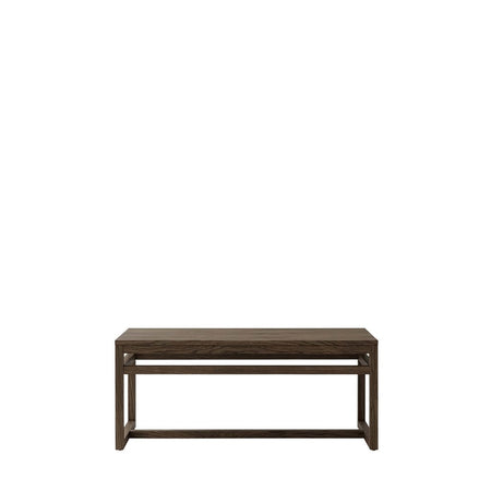 Torre Rectangular Bench Smoked Oak