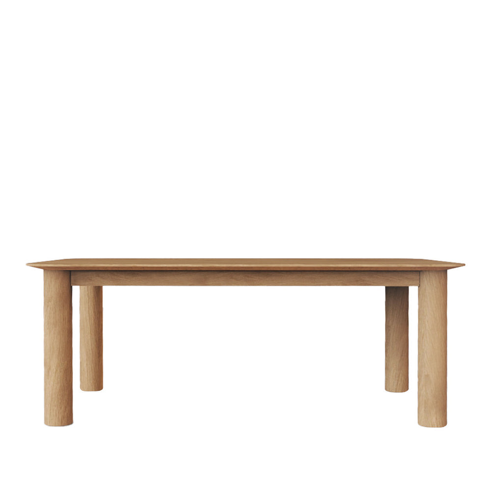 Torre Rectangular Dining Table Natural Oak