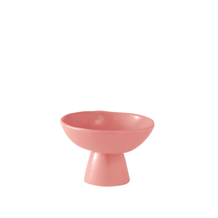 Pedestal Stoneware Medium Serving Stand Blush
