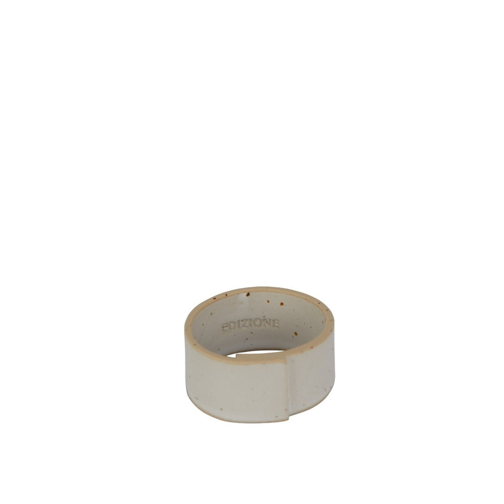 Folded Ceramic Napkin Ring