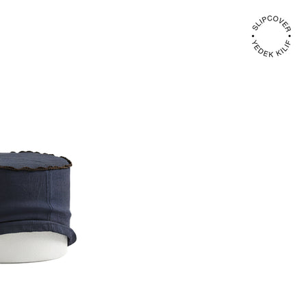 Riva Round Pouff M Cover