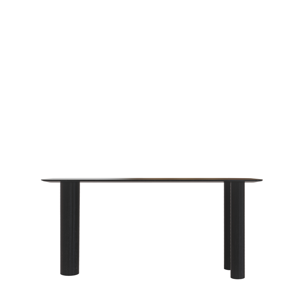 Torre Console Table Black Oak