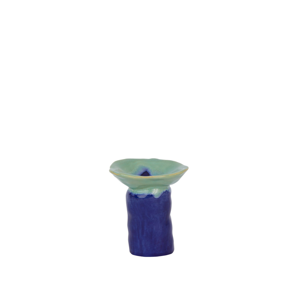 Tall Bi-Colored Candle Holder