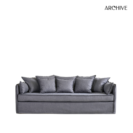 ARCHIVE - Sole 3'lü Koltuk Pamuk Karışımlı PES Gri